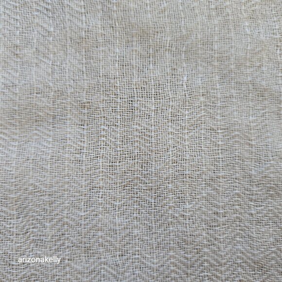 Eileen Fisher Wool Woven Lightweight Scarf Gradient Ombre Buffalo Plaid - Picture 11 of 12